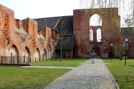 施特拉尔松德的圣约翰修道院JohannisKloster汉萨同盟城市位于德国东北部波罗的海图片