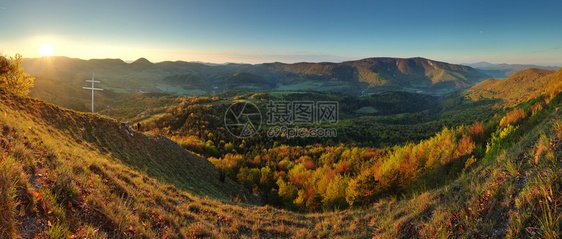 斯洛伐克山全景图片