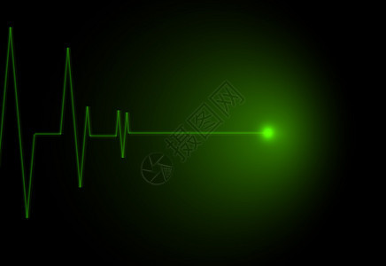 EKG绿色图片