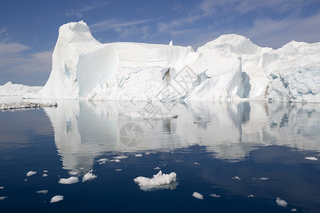 南极岛屿的冰雪图片