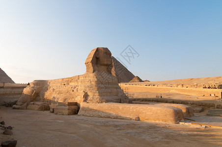 埃及开罗的吉萨狮身人面像图片