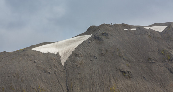 冰岛Landmannalaugar山顶天线地貌的图片