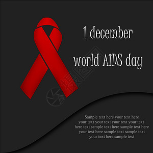 12月1日世界艾滋病日停背景图片