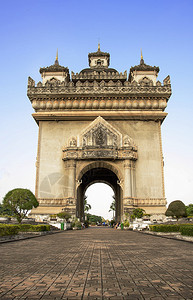 老挝首都万象的Patuxa图片