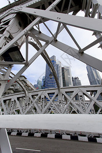 新加坡金融区有现代建筑背景的图片