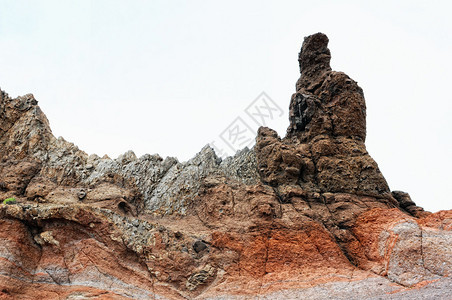 PicodelTeide火山与石岩形成之花西班牙图片