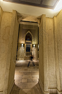 晚上在迪拜BurjiKhal图片