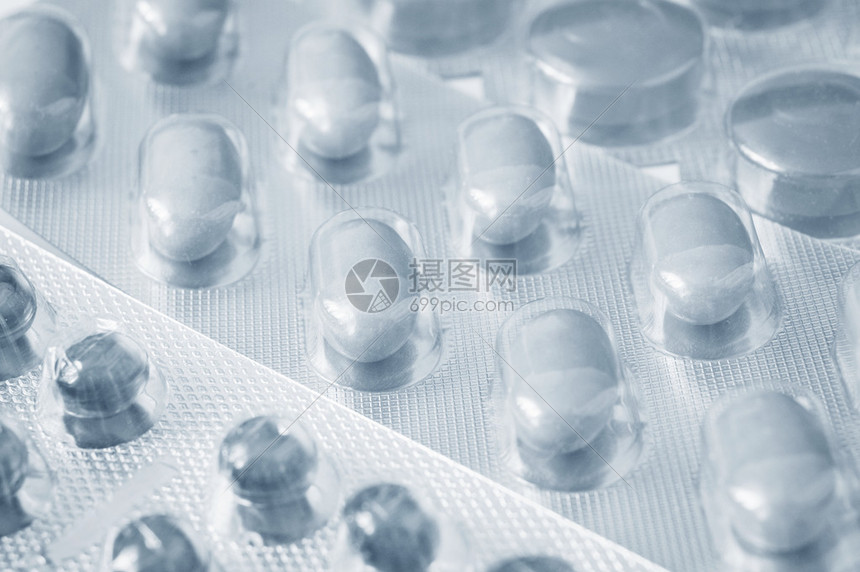 泡罩包装中的药丸特写高清图片下载-正版图片507182725-摄图网