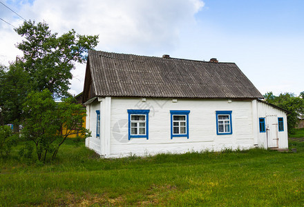 乌克兰Polesie的村庄图片