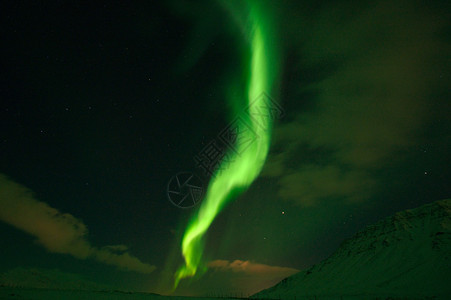 极光12月在冰岛拍摄的照片背景图片