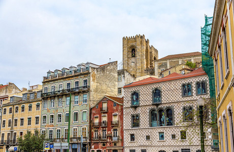 葡萄牙里斯本市中心大楼图片
