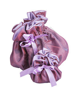 白色背景珠宝紫色礼盒图片