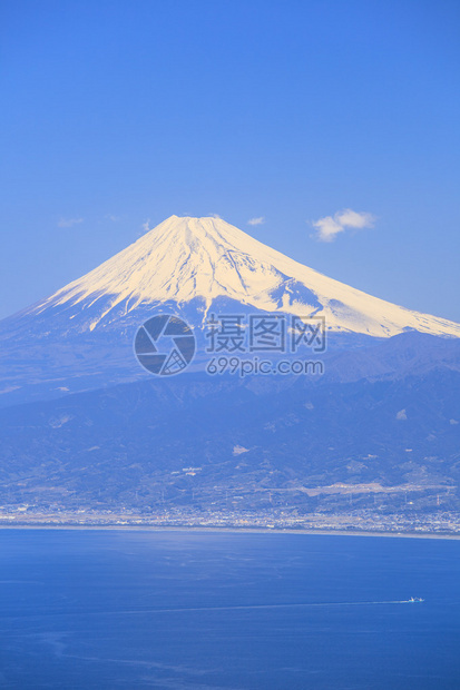 日本Izu半岛达鲁马山高原富士图片