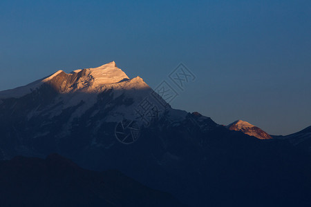 喜马拉雅山峰图片