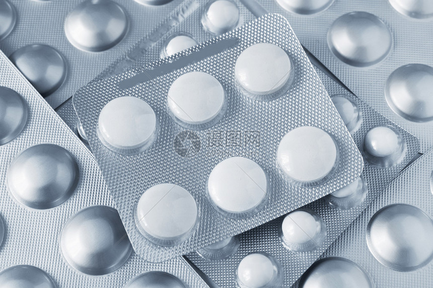 泡罩包装中的药丸特写高清图片下载-正版图片507196802-摄图网