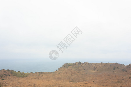 韩国济州岛蓝海火山口图片