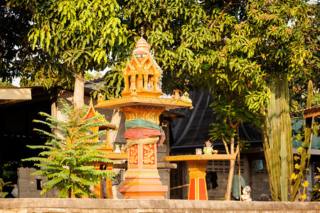 泰国美丽的房子佛殿图片