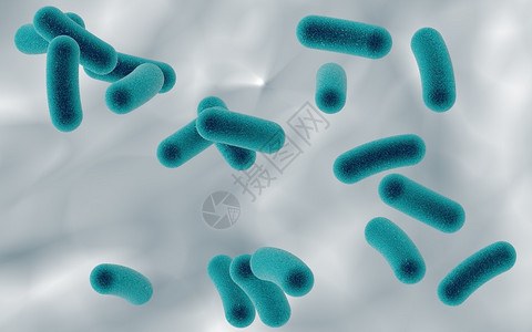 彩色下的细菌图片