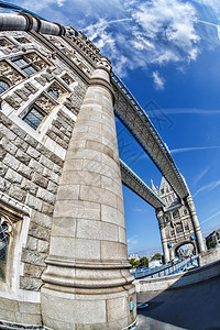 英国伦敦著名的塔桥图片