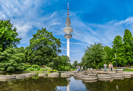 PlantenumBlomen公园的花园美景图片