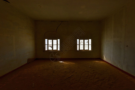 弃置的纳米比亚Kolmanskop幽灵钻石城图片
