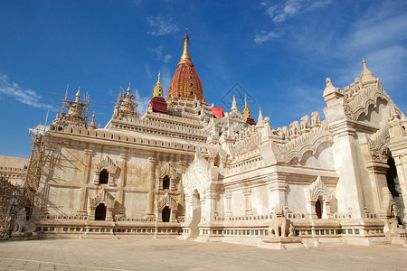 缅甸蒲甘的阿南达寺阿难寺是建于公元1105年的佛教寺院图片