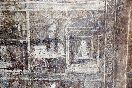 缅甸蒲甘阿南达寺的壁画阿难寺是建于公元1105年的佛教寺院图片