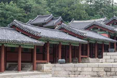 庆熙宫周围的建筑和风景入口和通往图片