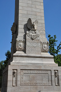 弗吉尼亚州詹姆斯敦三百年纪念碑又称詹图片