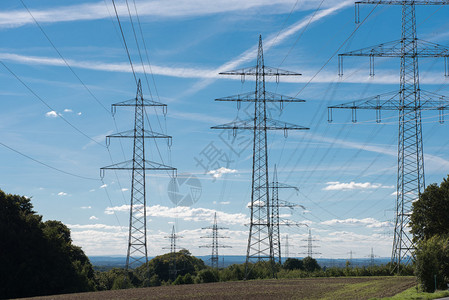 电力输送能源图片