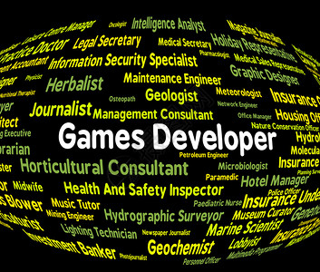 显示游戏时间和就业的游戏开发者NamePlaytimeandE背景图片