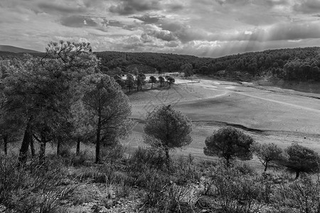 西班牙埃斯特雷马杜拉Extremadura的格拉纳迪拉Granadilla背景图片