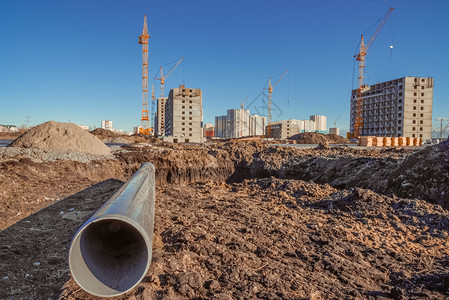 建筑工程和新住宅楼图片