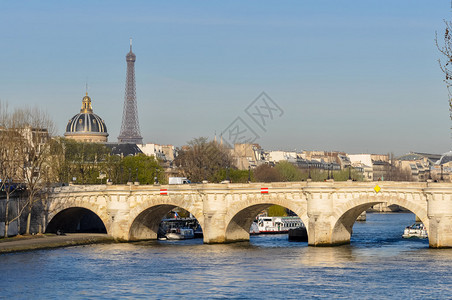 PontNeuf和法国巴黎的Ei图片