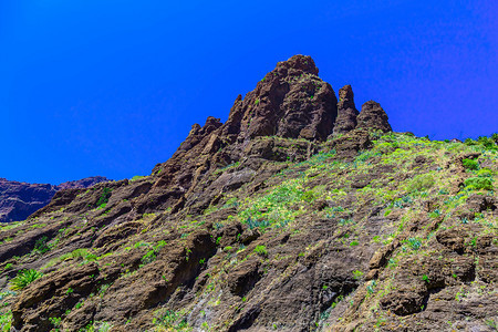 西班牙Tenerife岛的山地景观图片