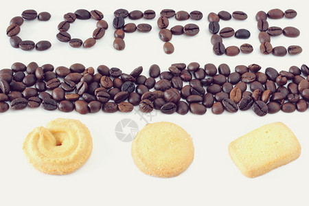 咖啡豆可用作背景V图片