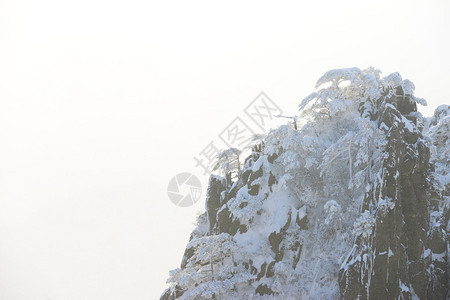 冬季黄山雪景图片