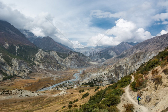 Annapurna地区Braga村的传图片