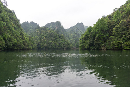 张家界宝峰湖张家吉背景