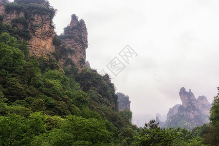 杨家界风景名胜区张家界山水景观图片