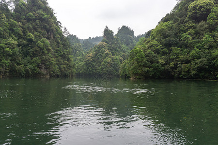 张家界宝峰湖张家吉背景