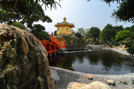 香港千林宁内纳里市南连园的东方黄金展图片