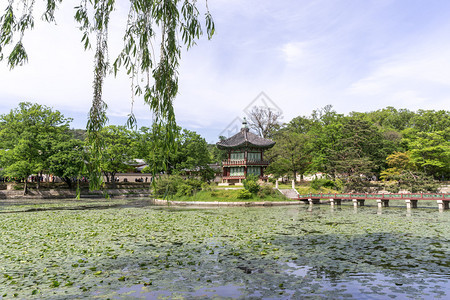 江原哲在河边的庆博京城一个小馆子图片