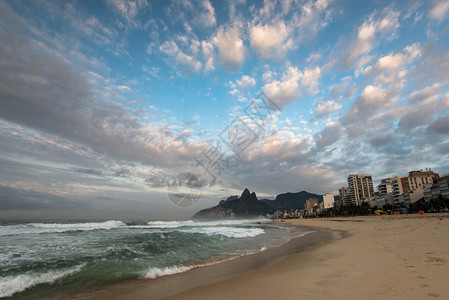 里约热内卢伊帕内马海滩的Ipain图片