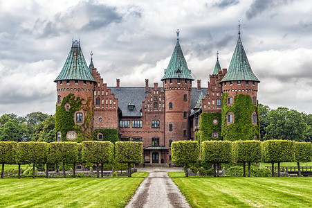 古老的Trolleholm城堡靠近瑞典图片