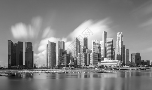 新加坡天线大楼云彩飘图片