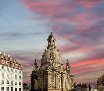 DresdenFrauenkirche实际上是圣母教堂是德国累斯顿的图片