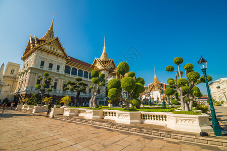 泰国曼谷传统泰式建筑大皇宫图片