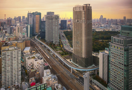 东京日本城市景色和图片