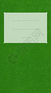 绿色皮革书皮为您的文字留出空间图片